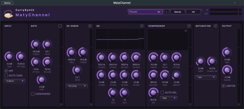 MatyChannel user interface